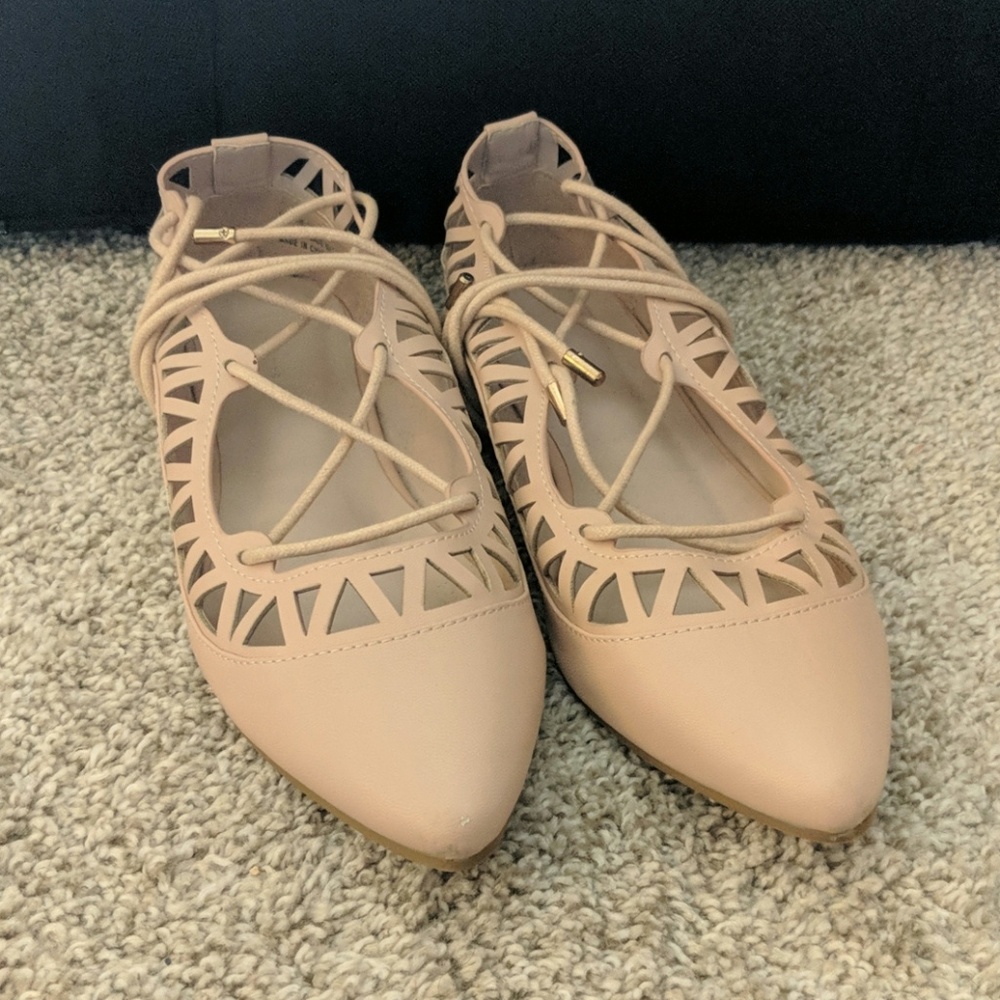 Charlotte Russe Pink Ballet Flats